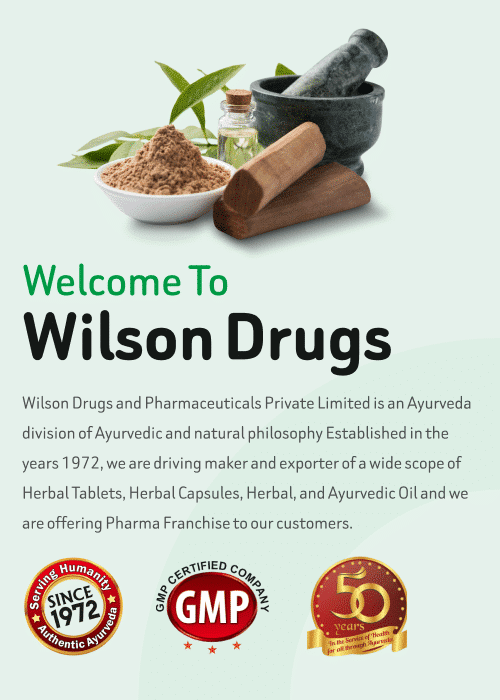 Wilson Drugs Ayurvedic Medicines Banner